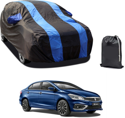 PAGORA Car Cover For Maruti Suzuki Ciaz (With Mirror Pockets)(Blue)