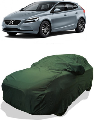Coxtor Car Cover For Volvo V40 (With Mirror Pockets)(Green)