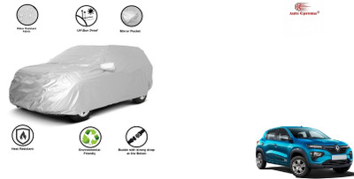 Auto Oprema Car Cover For Renault Kwid (With Mirror Pockets)(Silver, For 2016, 2017, 2018, 2019, 2020, 2021, 2022 Models)