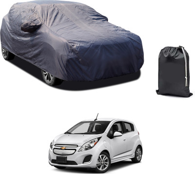 CODOKI Car Cover For Chevrolet Spark (With Mirror Pockets)(Grey)