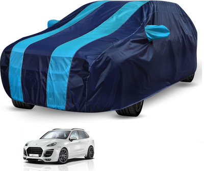 Auto Hub Car Cover For Porsche Cayenne (With Mirror Pockets)(Blue, Blue)