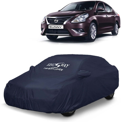 Kingsway Car Cover For Nissan Sunny (With Mirror Pockets)(Grey, For 2014, 2015, 2016, 2017, 2018, 2019, 2020 Models)