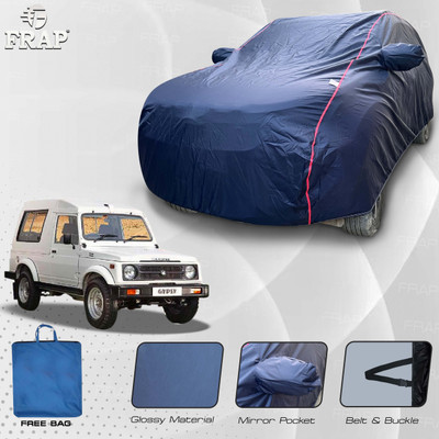 Frap Car Cover For Maruti Suzuki Gypsy, Gypsy 1000 (With Mirror Pockets)(Blue, Red)