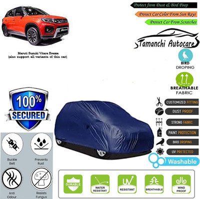 Tamanchi Autocare Car Cover For Maruti Suzuki Vitara Brezza(Blue)