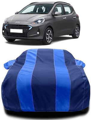 Autoprime Car Cover For Hyundai Grand i10 Nios AMT Magna Petrol (With Mirror Pockets)(Blue, Blue)