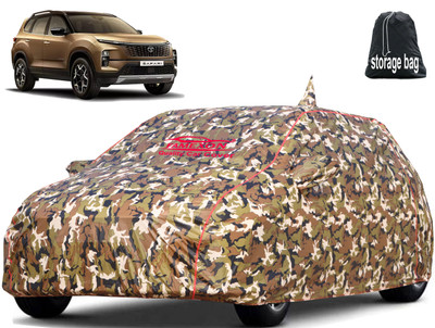 FAMEXON Car Cover For Tata Safari (With Mirror Pockets)(Green)
