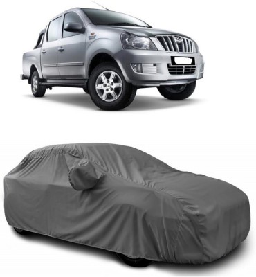 DIGGU Car Cover For Mahindra Genio 2 DR 5 SP 4WD 2.2 DT (With Mirror Pockets)(Grey)