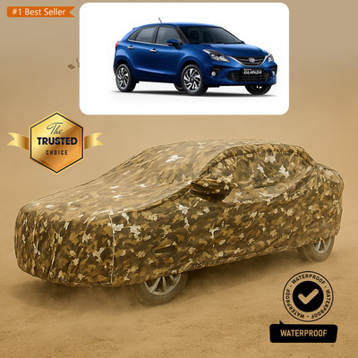 PAGORA Car Cover For Toyota Glanza G CVT Petrol (With Mirror Pockets)(Yellow)