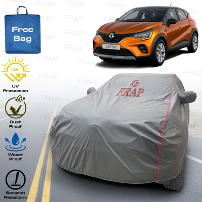 Frap Car Cover For Renault Captur (With Mirror Pockets)(Grey, Red)