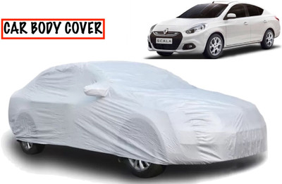 S Shine Max Car Cover For Renault Scala (With Mirror Pockets)(Silver)