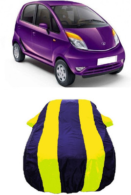 Wegather Car Cover For Tata Nano LX (With Mirror Pockets)(Yellow)
