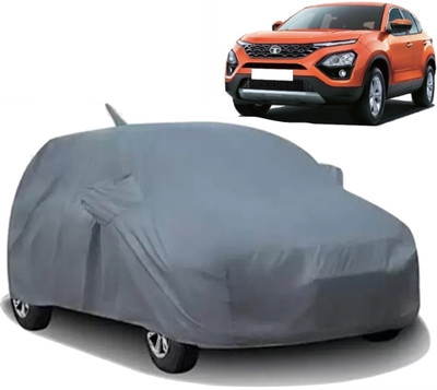 AXLOZ Car Cover For Tata Harrier (With Mirror Pockets)(Grey)