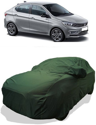 QLAX Car Cover For Maruti Tigor XZ Plus Petrol (With Mirror Pockets)(Green)