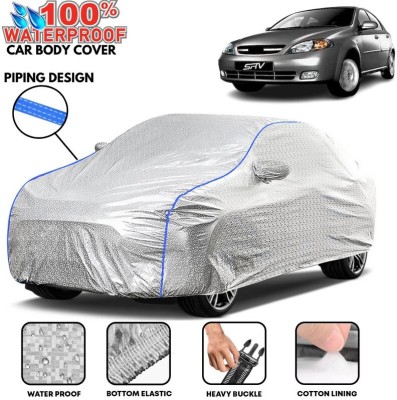 favy Car Cover For Chevrolet Optra SRV, Optra SRV 1.6, Optra SRV 1.8 (With Mirror Pockets)(Silver, For 2010, 2011, 2012, 2013, 2014, 2015, 2016, 2017, 2018, 2019, 2020, 2021, 2022, 2023, 2024 Models)