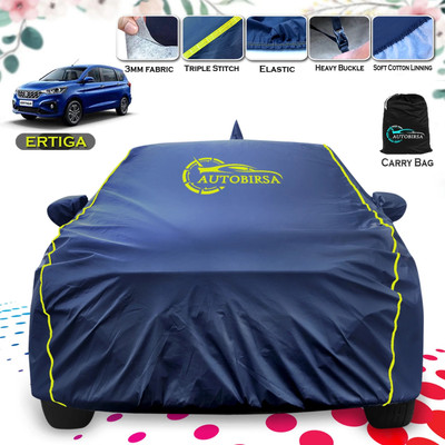 AUTOBIRSA Car Cover For Maruti Suzuki Ertiga (With Mirror Pockets)(Blue)