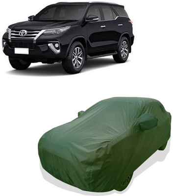 Tricway Car Cover For Toyota Fortuner 2.8 2WD AT Diesel (With Mirror Pockets)(Green)