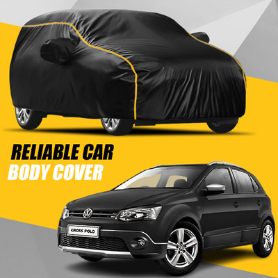 ALTRADECOT Car Cover For Volkswagen Polo Cross (With Mirror Pockets)(Multicolor)