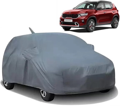 FIXILOS Car Cover For Kia Sonet (With Mirror Pockets)(Multicolor)