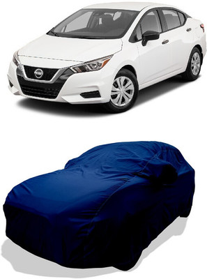 Coxtor Car Cover For Nissan Sunny (With Mirror Pockets)(Blue)