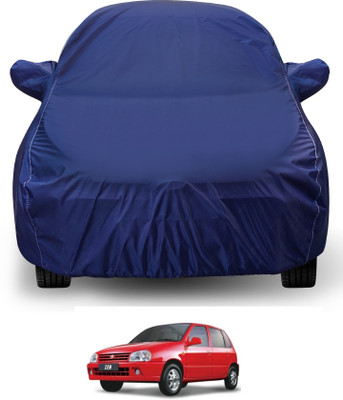 Auto Hub Car Cover For Maruti Suzuki Zen (With Mirror Pockets)(Blue)