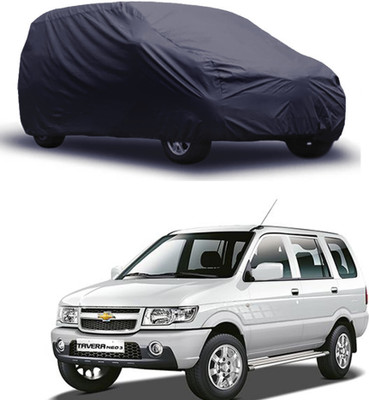 ROYAL AUTO MART Car Cover For Chevrolet Tavera (Without Mirror Pockets)(Grey)