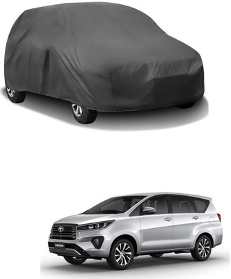 ARNEJA Car Cover For Toyota Innova Crysta (Without Mirror Pockets)(Grey)