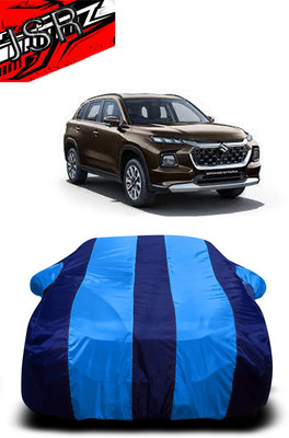 J S R Car Cover For Maruti Suzuki Grand Vitara (With Mirror Pockets)(Blue)