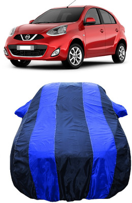 Wegather Car Cover For Nissan Micra XL CVT (With Mirror Pockets)(Blue)