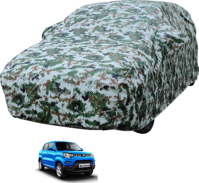 MOCKHE Car Cover For Maruti Suzuki S-Presso (With Mirror Pockets)(Multicolor)