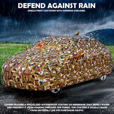 AUTOMOZEXO Car Cover For Hyundai Grand i10 (With Mirror Pockets)(Multicolor)