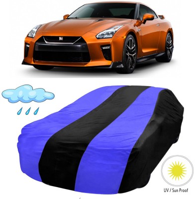 Ascension Car Cover For Nissan GT-R (With Mirror Pockets)(Black, Blue)