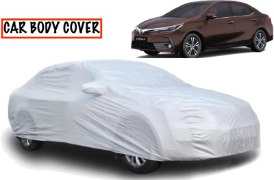 Swarish Car Cover For Toyota Corolla Altis (With Mirror Pockets)(Silver)