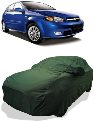 Coxtor Car Cover For Chevrolet Optra SRV (With Mirror Pockets)(Green)