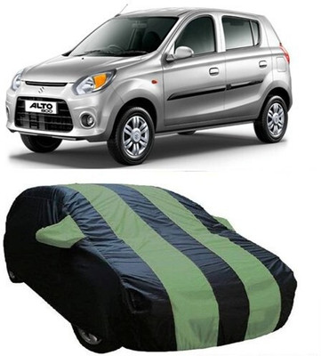 TheProtect Car Cover For Maruti Suzuki Alto 800 (With Mirror Pockets)(Green)
