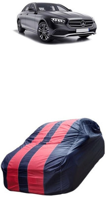 malti Car Cover For Mercedes Benz E-Class (Without Mirror Pockets)(Red, Blue)