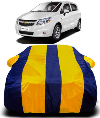 MAVENS Car Cover For Chevrolet Sail UVA (With Mirror Pockets)(Multicolor)