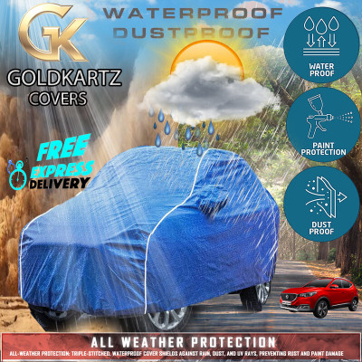 Tamanchi Autocare Car Cover For Renault Kwid (With Mirror Pockets)(Blue)