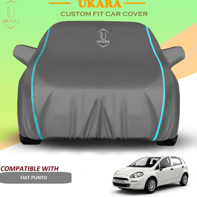 Ukara Car Cover For Fiat Punto (With Mirror Pockets)(Grey)