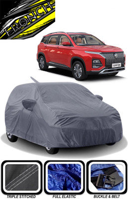FRONCH Car Cover For MG Hector Plus (With Mirror Pockets)(Grey)