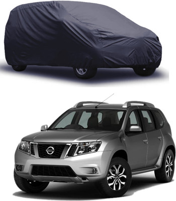 ROYAL AUTO MART Car Cover For Nissan Terrano (Without Mirror Pockets)(Grey)
