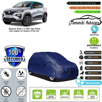 Tamanchi Autocare Car Cover For Renault Kwid 1.0 RXT Opt Petrol(Blue)