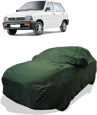 Coxtor Car Cover For Maruti 800 DUO AC LPG (With Mirror Pockets)(Gold)