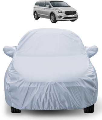 MOCKHE Car Cover For Kia Carnival (With Mirror Pockets)(Silver)