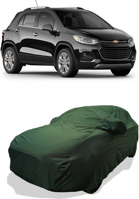 QLAX Car Cover For Maruti Trax (With Mirror Pockets)(Green)