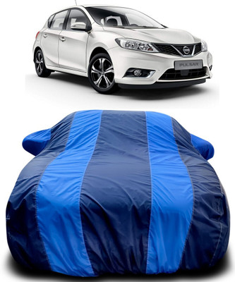 AMVISH Car Cover For Nissan Pulsar (With Mirror Pockets)(Blue, Blue)