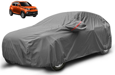 MOCKHE Car Cover For Mahindra KUV100 (With Mirror Pockets)(Grey)