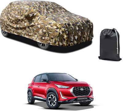PAGORA Car Cover For Nissan Magnite (With Mirror Pockets)(Yellow, For 2019, 2020, 2021, 2022, 2023 Models)
