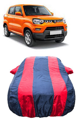 Wegather Car Cover For Maruti Suzuki S-Presso LXi (O) (With Mirror Pockets)(Red)