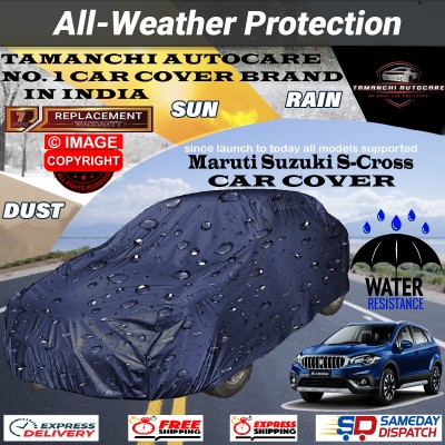 Tamanchi Autocare Car Cover For Maruti Suzuki S-Cross(Blue)