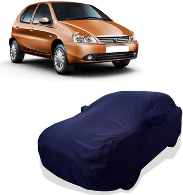 Tricway Car Cover For Tata Indica DLX (With Mirror Pockets)(Blue)